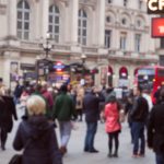 A Crowd of People in Public