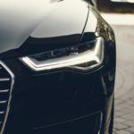 Front view of a Luxury Car