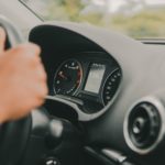 Driving Without a Licence Icon | Driver's Hands on a Steering Wheel